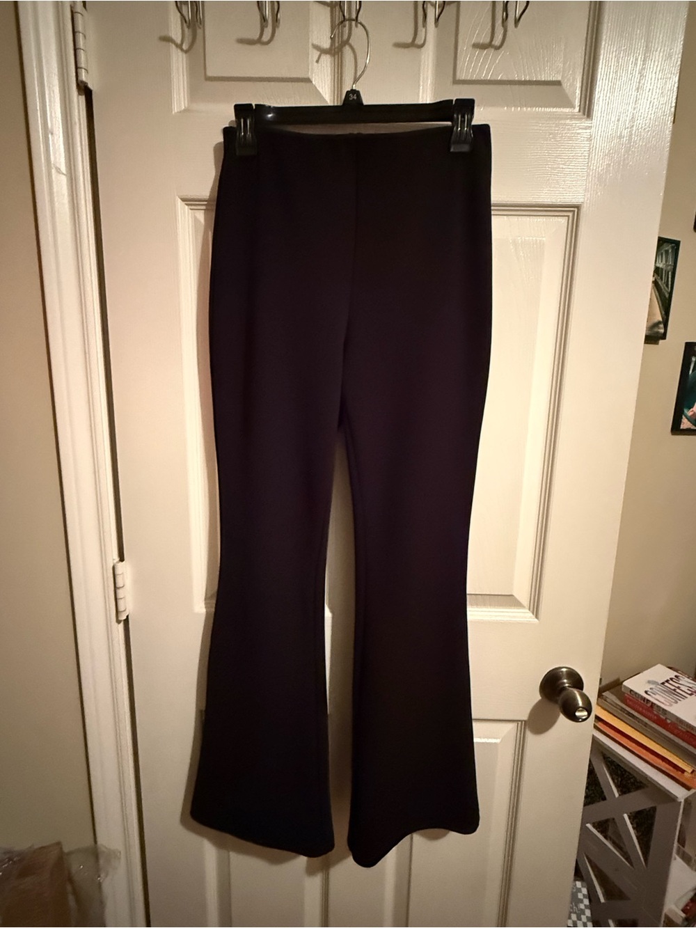 H&M Black Flared Knit Pants